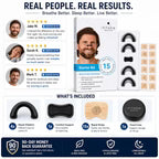 Breathing Nasal Strips Starter Kit – Anti-Snoring & Instant Nasal Congestion Relief for Better Sleep